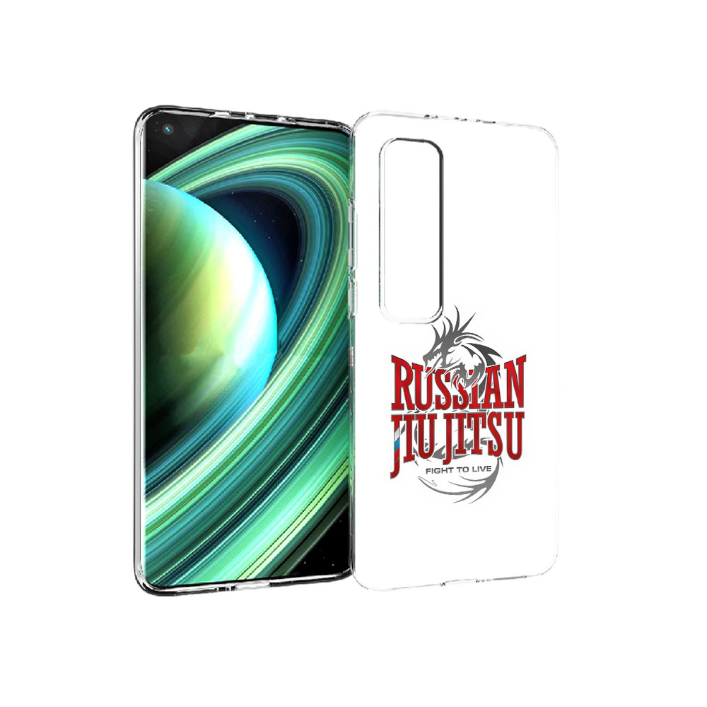 

Чехол MyPads Tocco для Xiaomi Mi 10 Ultra джиу джитсу (PT156404.264.321), Прозрачный, Tocco