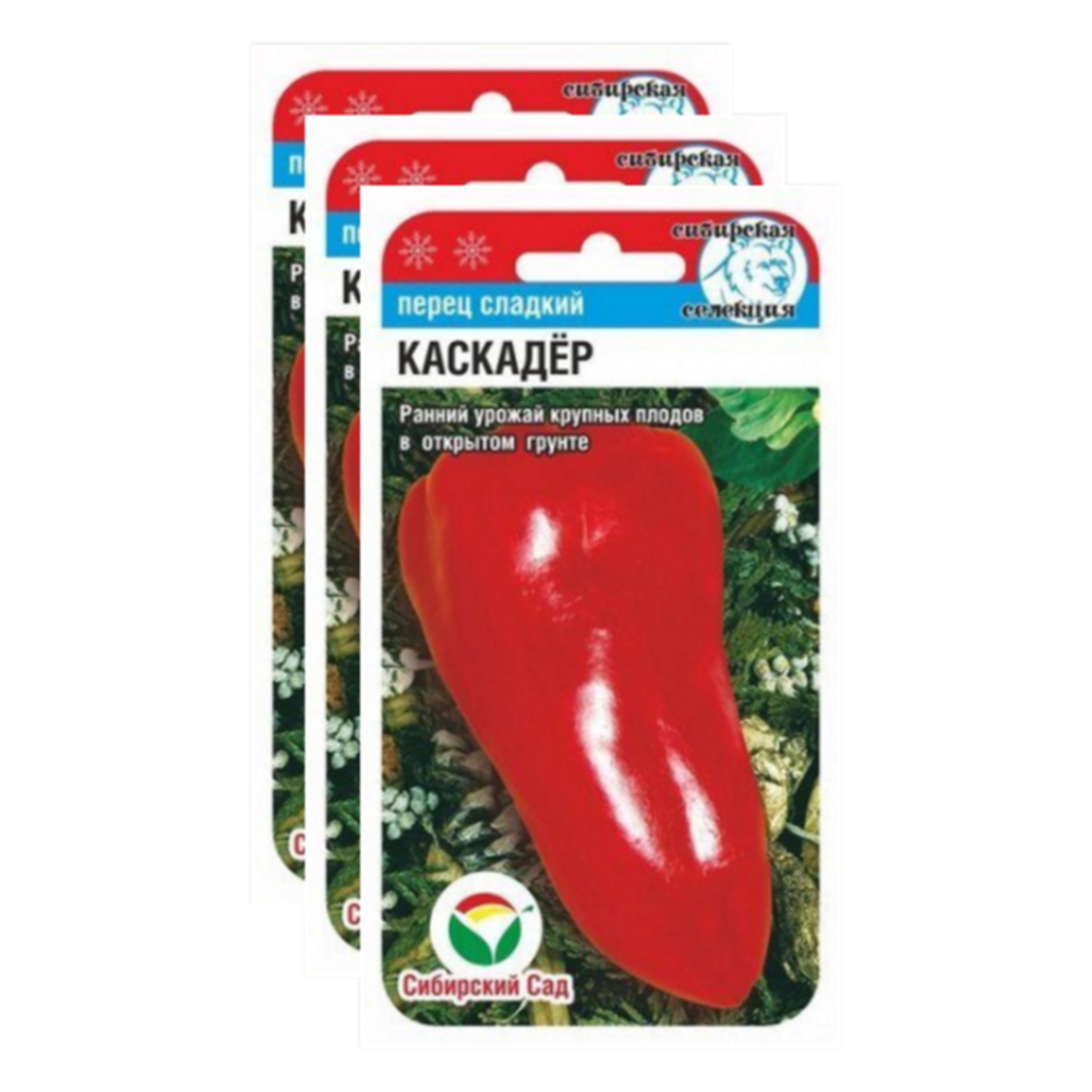 

Семена перец сладкий Каскадер Сибирский сад 23-02519, Перец