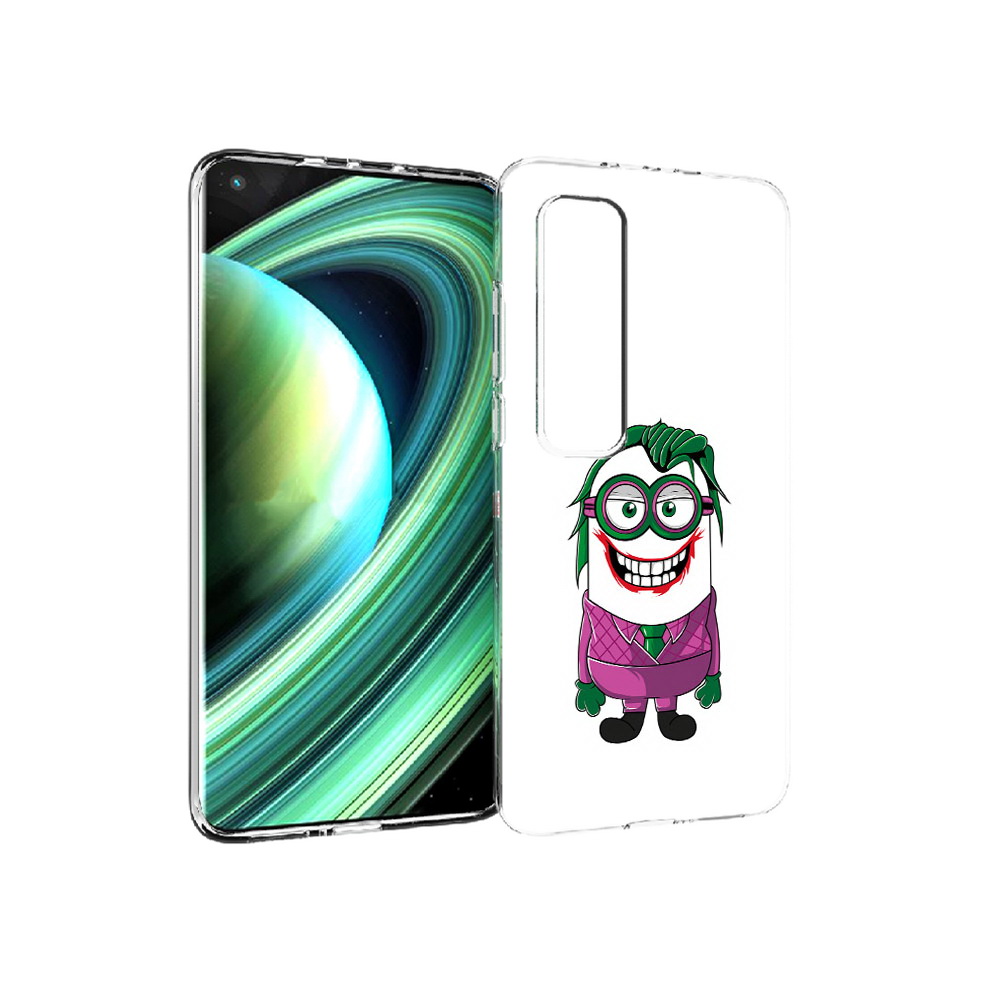 

Чехол MyPads Tocco для Xiaomi Mi 10 Ultra джокер миньон (PT156404.264.322), Прозрачный, Tocco