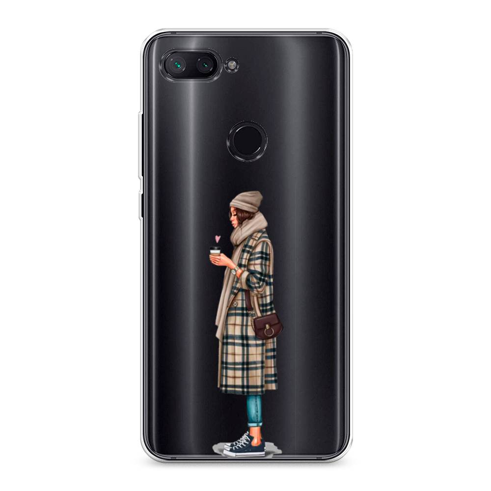 

Чехол на Xiaomi Mi 8 Lite (Youth Edition) "Утренний кофе", Коричневый;бежевый, 34550-6