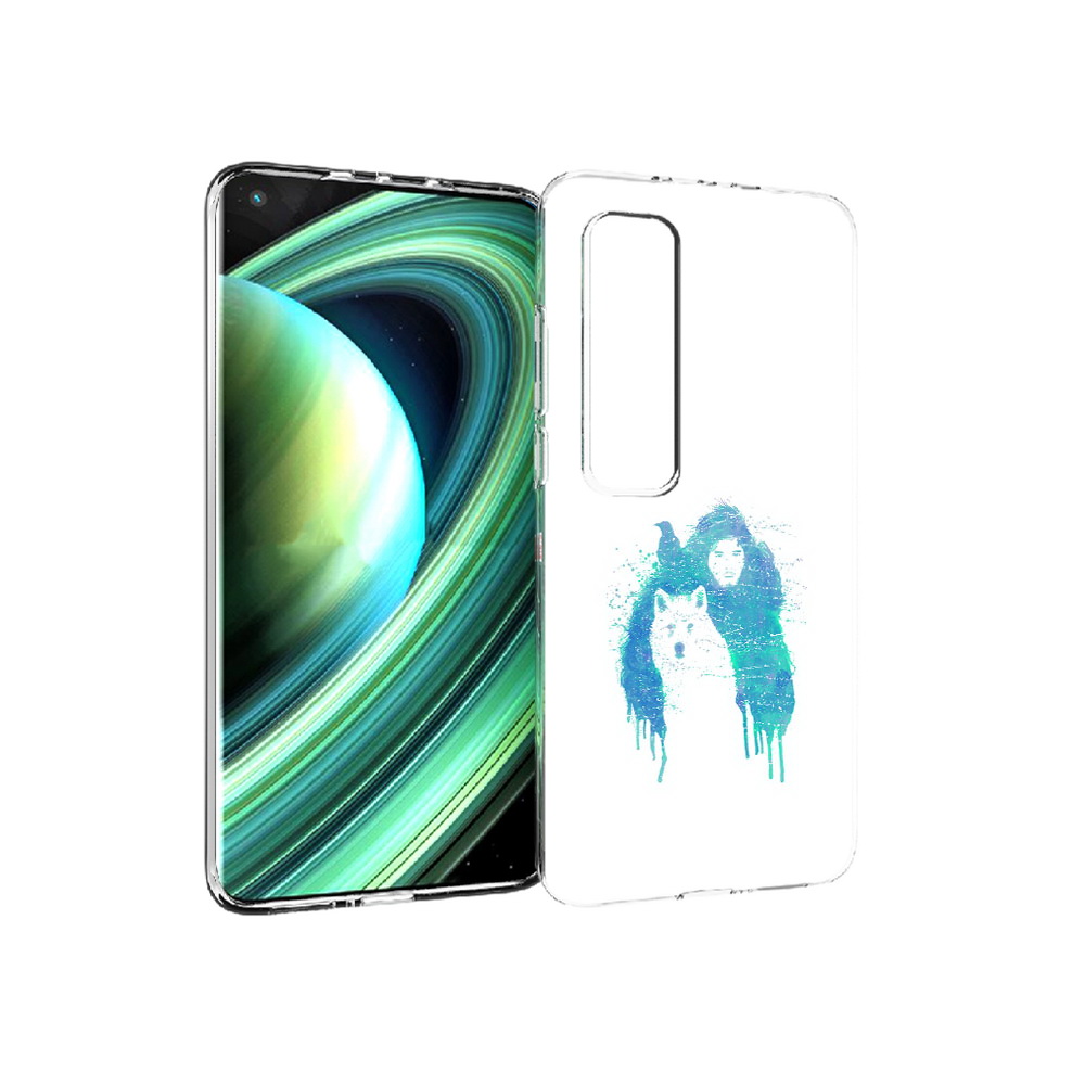 

Чехол MyPads Tocco для Xiaomi Mi 10 Ultra джон сноу (PT156404.264.323), Прозрачный, Tocco