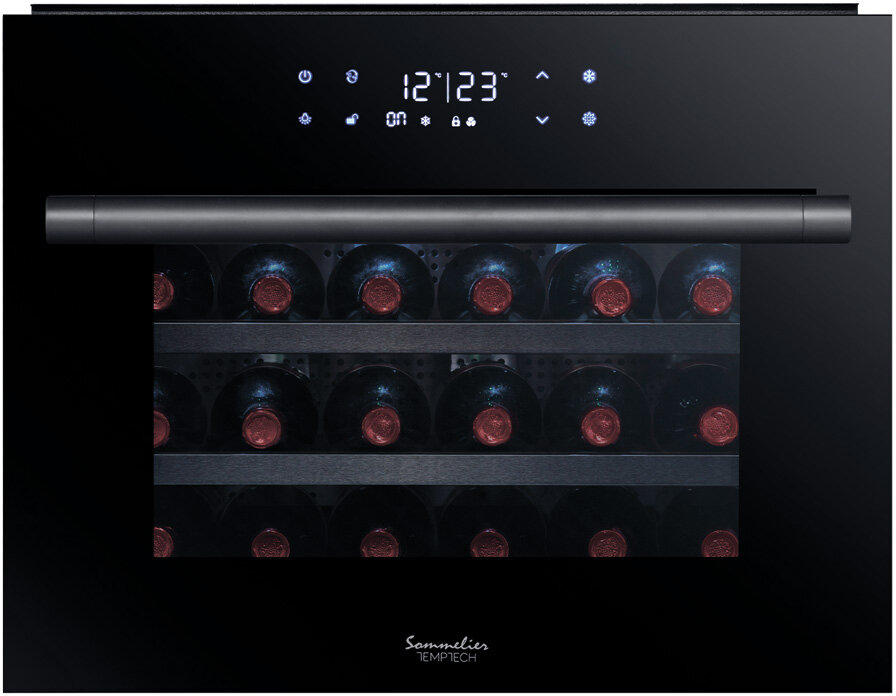 

Встраиваемый винный шкаф Temptech SOM45SES Black, SOM45SES