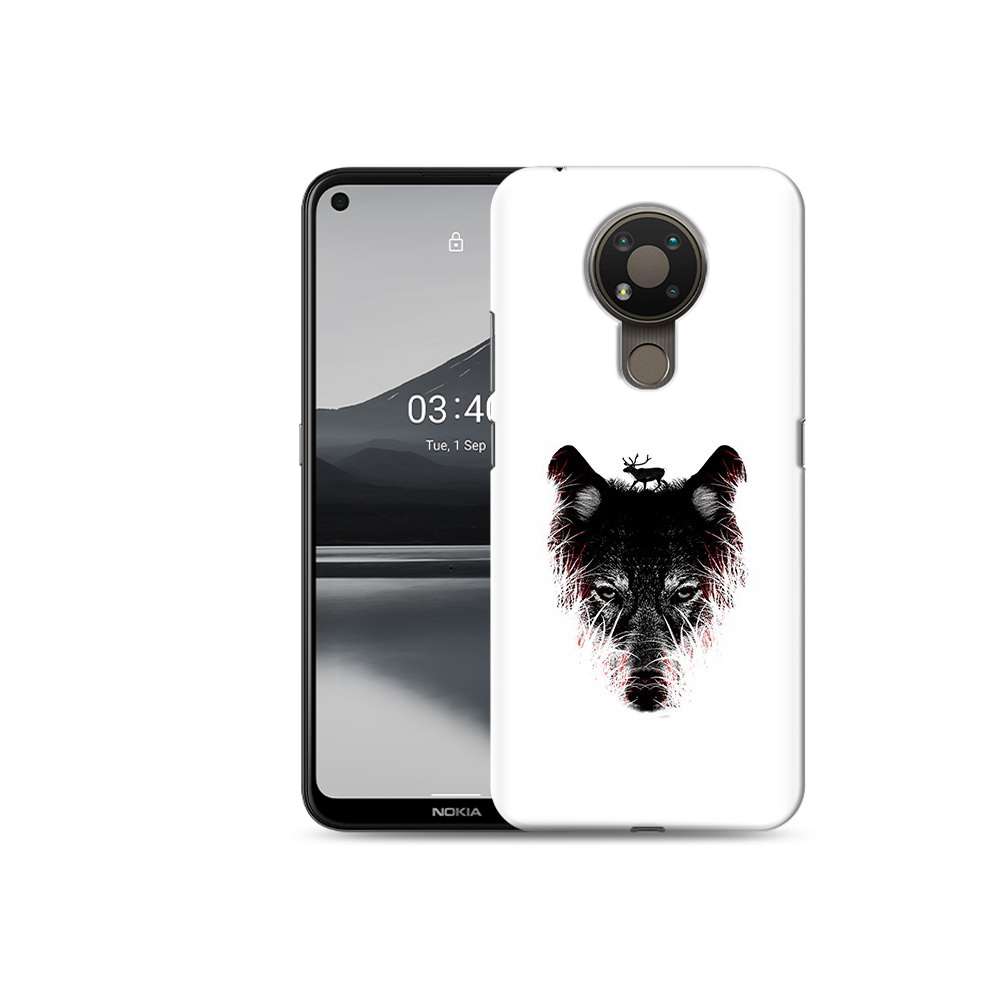 

Чехол MyPads Tocco для Nokia 3.4 волк в траве, Прозрачный, Tocco