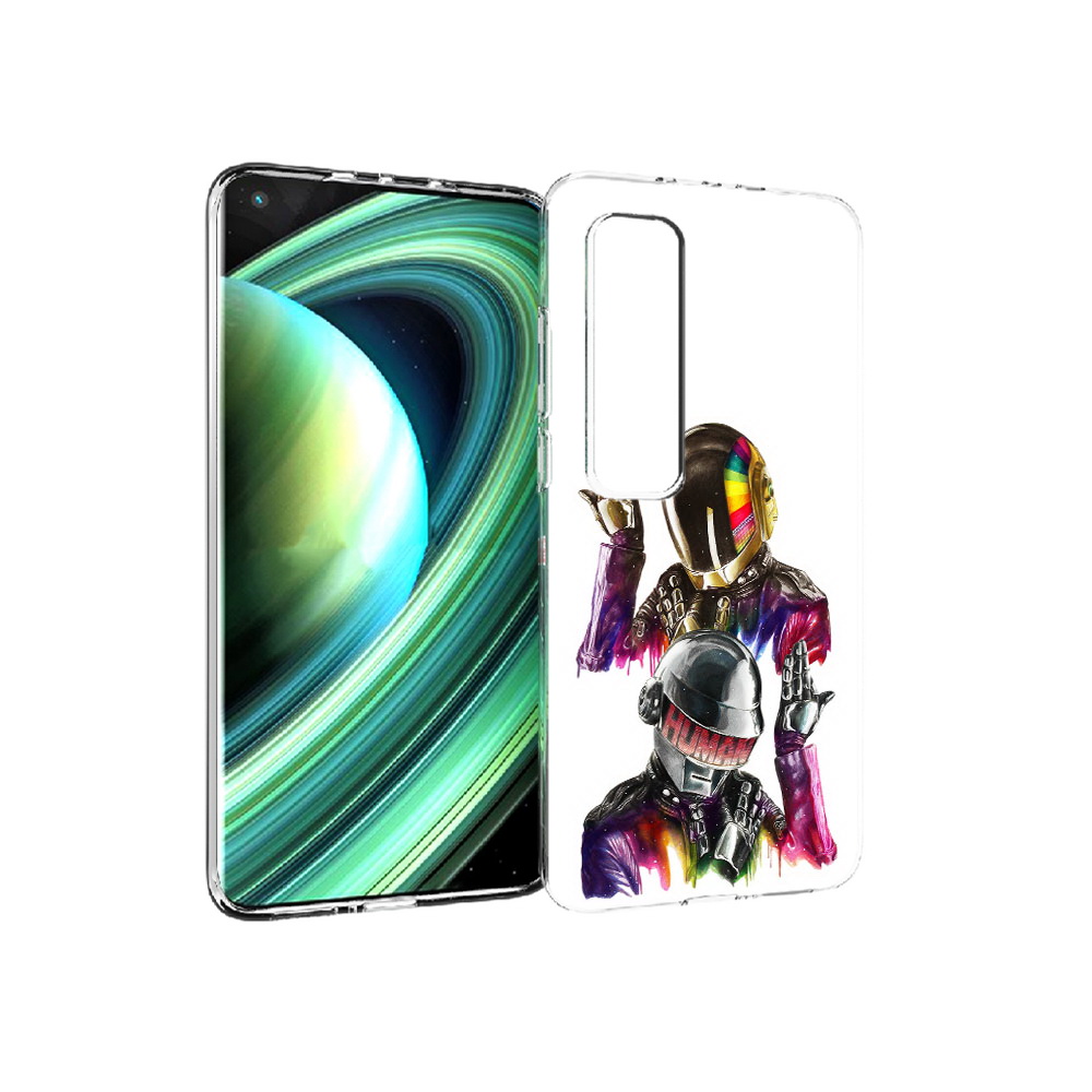 

Чехол MyPads Tocco для Xiaomi Mi 10 Ultra диско космонавты (PT156404.264.329), Прозрачный, Tocco
