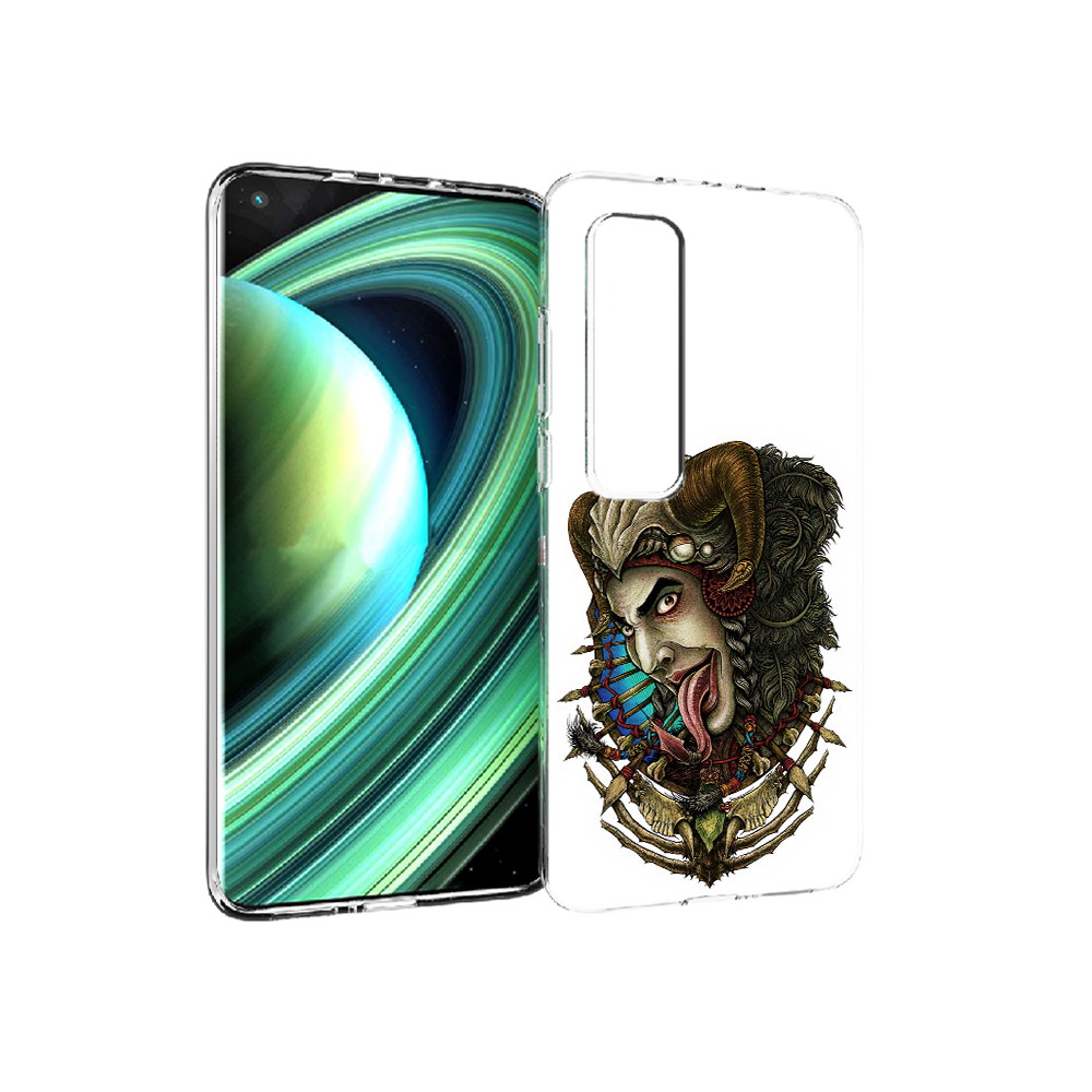 

Чехол MyPads Tocco для Xiaomi Mi 10 Ultra длинный язык (PT156404.264.330), Прозрачный, Tocco