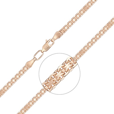 

Браслет из красного золота р. 22 PLATINA jewelry 22-2003-080-1110-17, 22-2003-080-1110-17