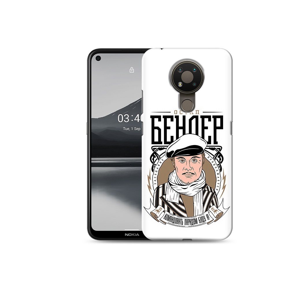 

Чехол MyPads Tocco для Nokia 3.4 Бендер, Прозрачный, Tocco