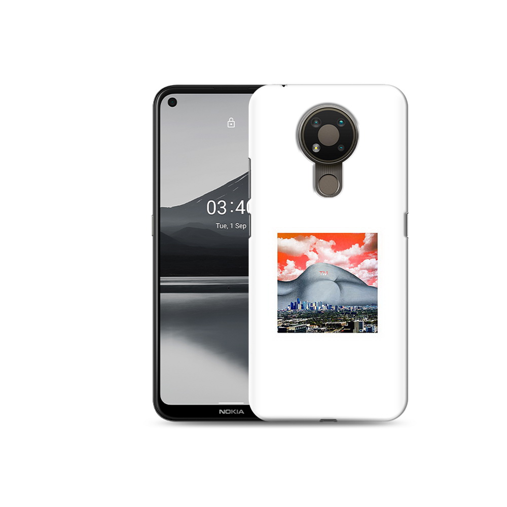 

Чехол MyPads Tocco для Nokia 3.4 город с девушкой на фоне, Прозрачный, Tocco