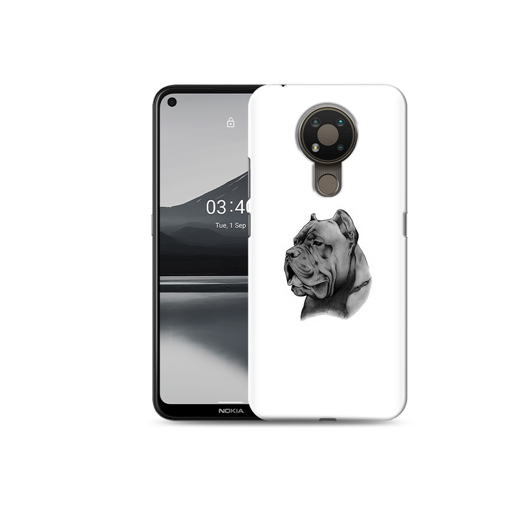 

Чехол MyPads Tocco для Nokia 3.4 грозный бульдог, Прозрачный, Tocco