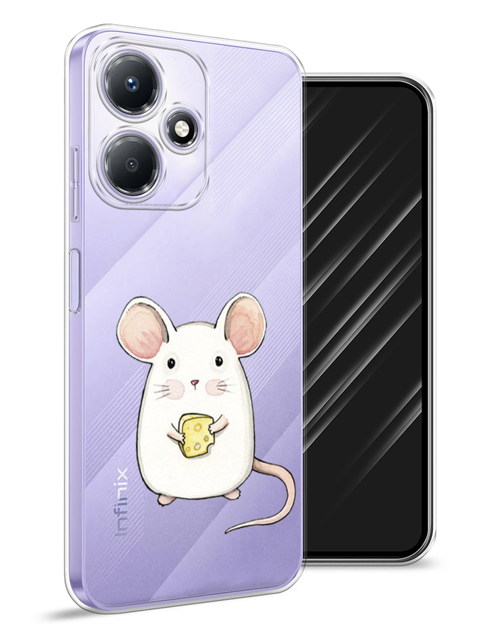

Чехол Awog для Infinix Hot 30 Play "Мышка", Белый, 3104250-1