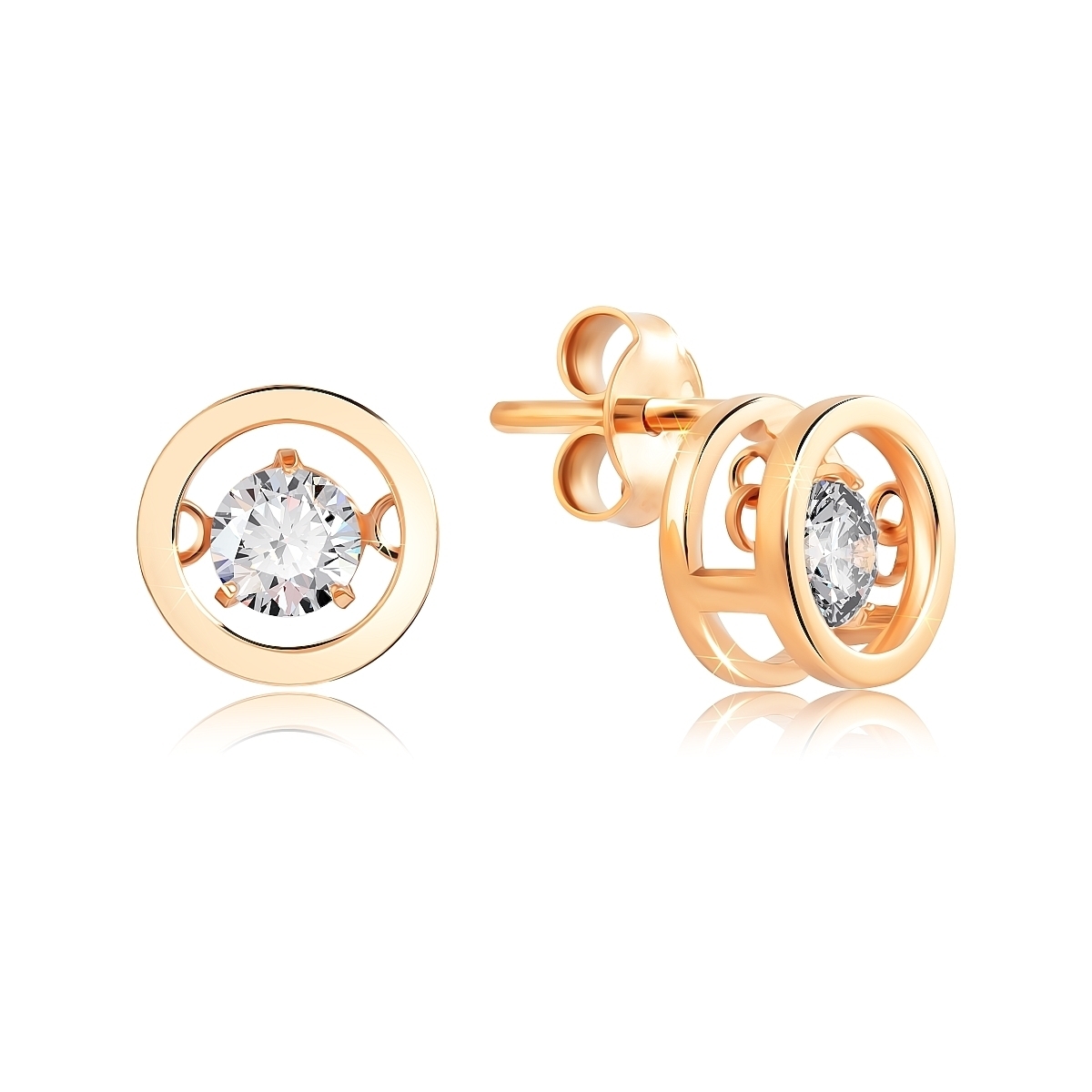 

Серьги из серебра VALTERA 118209, фианит, 118209