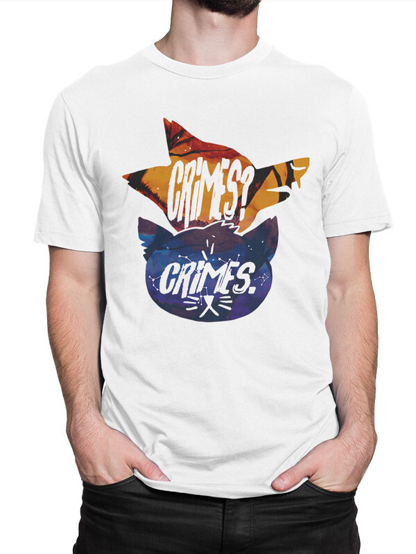 

Футболка мужская Design Heroes Night in the woods - Преступления белая XS, Night in the woods - Преступления