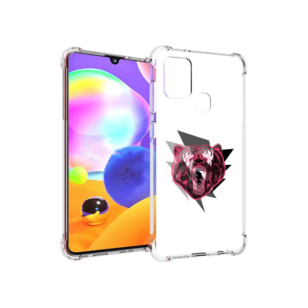 

Чехол MyPads Tocco для Samsung Galaxy A21s грозовой медведь (PT149116.528.301), Прозрачный, Tocco