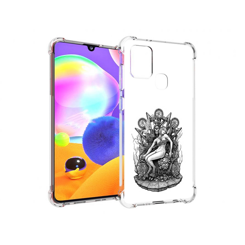 

Чехол MyPads Tocco для Samsung Galaxy A21s девушка на троне (PT149116.528.309), Прозрачный, Tocco
