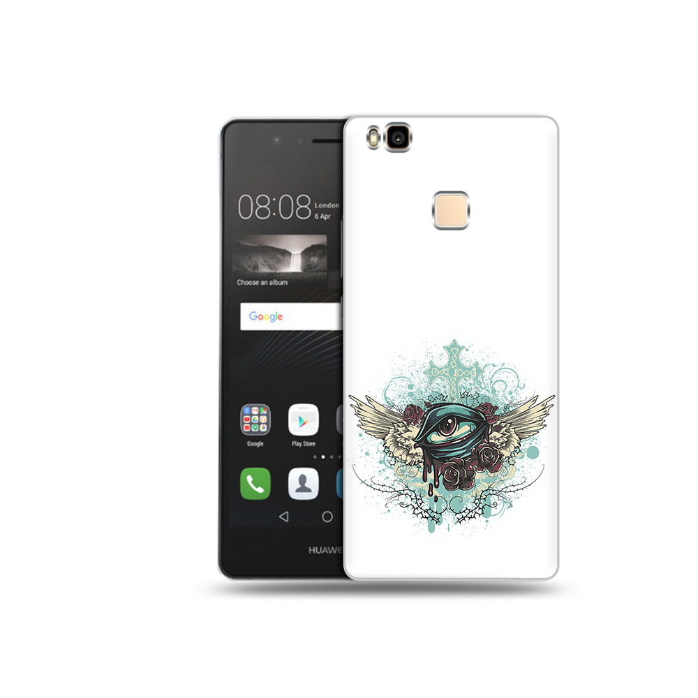 

Чехол MyPads Tocco для Huawei P9 Lite плачущий глаз с крыльями (PT74547.57.544), Прозрачный, Tocco