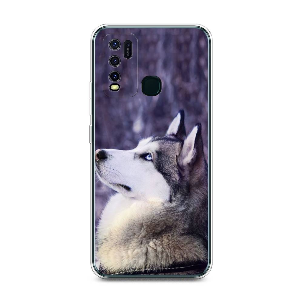 

Чехол для Vivo Y30/Y50 "Хаски 1", Фиолетовый;белый, 263150-1