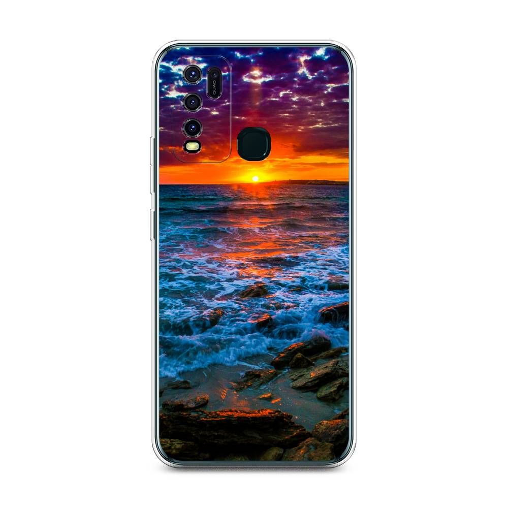 

Чехол для Vivo Y30/Y50 "Закат 1", Оранжевый;синий, 263150-2