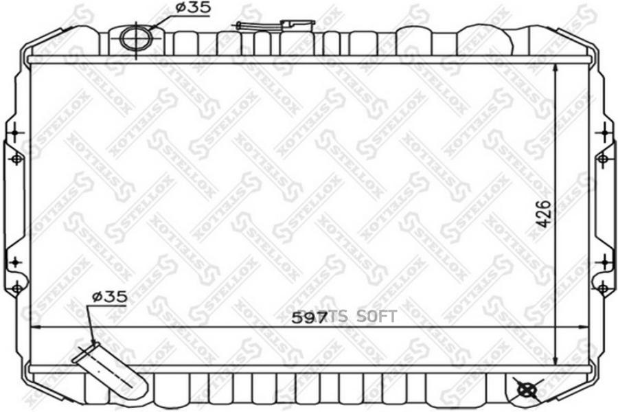 

STELLOX Радиатор охлаждения STELLOX 1025963sx