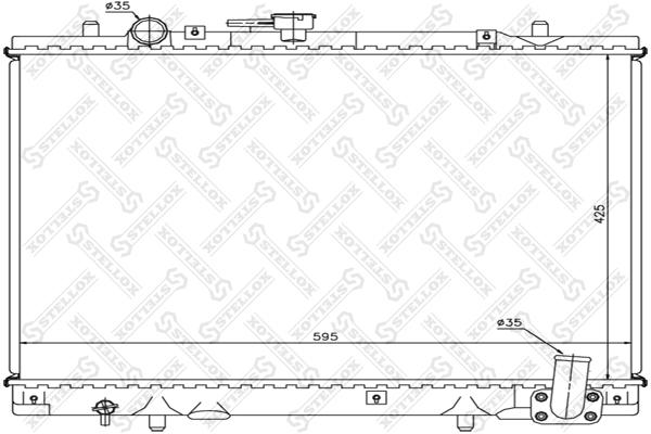 

STELLOX Радиатор охлаждения STELLOX 1025966sx