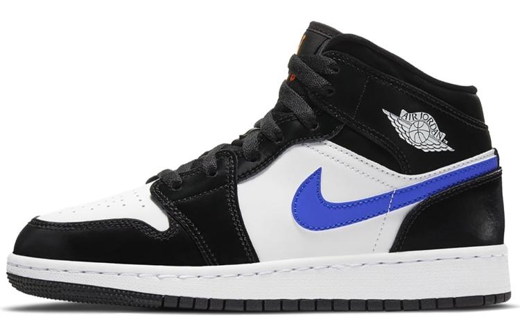 

Кеды унисекс Jordan Air Jordan 1 Mid Astronomy Blue GS черные 35.5 EU, Черный, Air Jordan 1 Mid Astronomy Blue GS