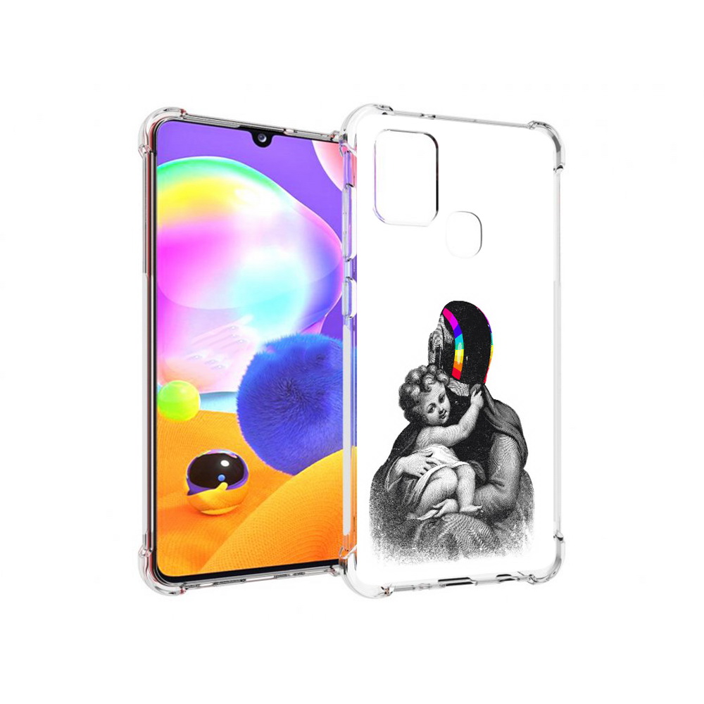 

Чехол MyPads Tocco для Samsung Galaxy A21s защитник в шлеме (PT149116.528.350), Прозрачный, Tocco