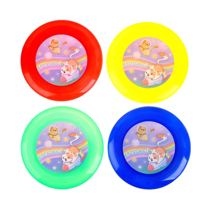 

Летающая тарелка Cosmic cat, 18 см, цвета МИКС