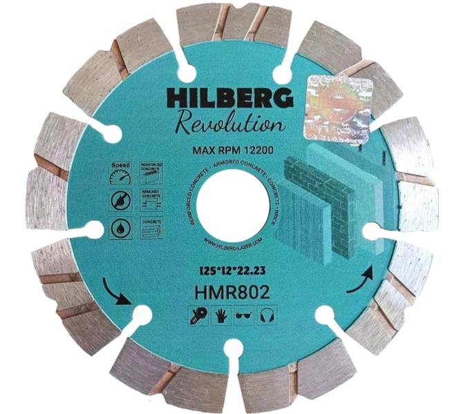 фото Диск алмазный отрезной revolution 125х22.23х12 мм hilberg hmr802