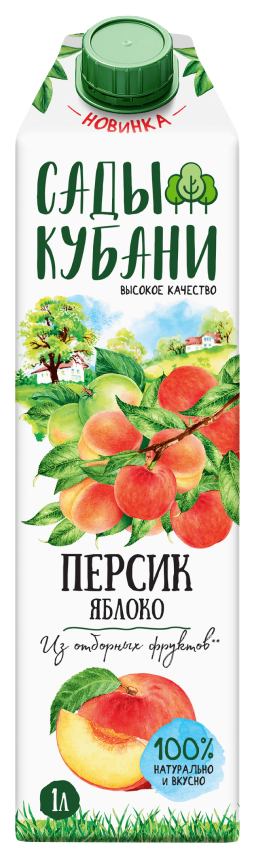 Нектар Сады Кубани яблоко-персик 1 л