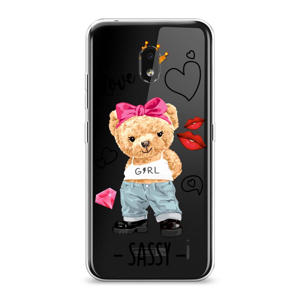 

Чехол на Nokia 2.2 "Sugar Mommy", Голубой;белый;розовый, 122950-6