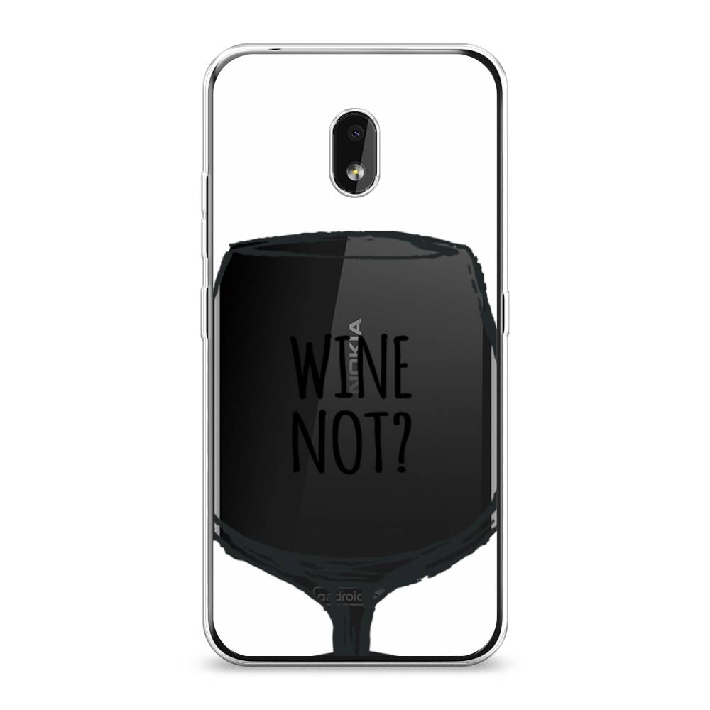 

Чехол на Nokia 2.2 "Wine not white", Белый, 122950-6
