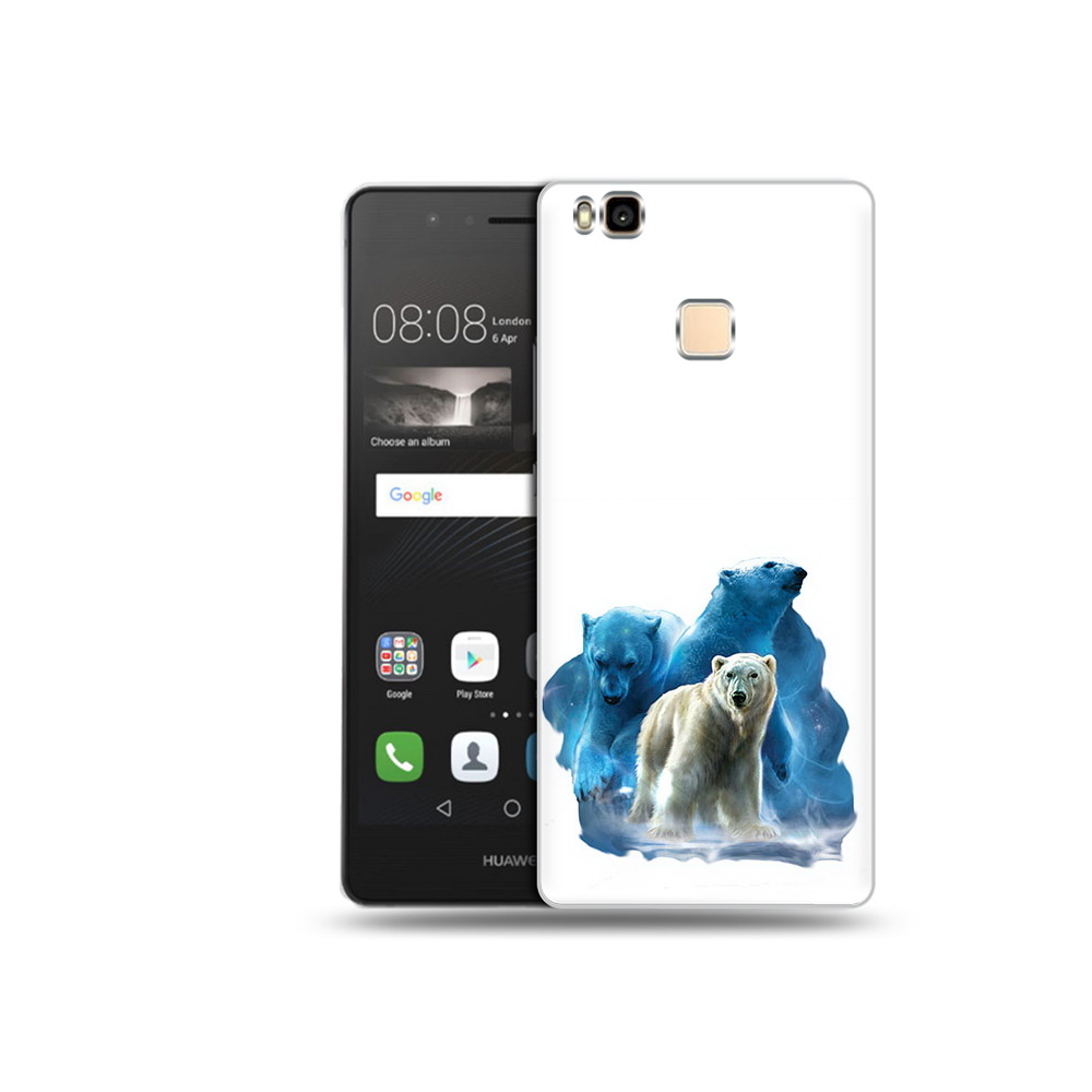 

Чехол MyPads Tocco для Huawei P9 Lite полярный медведь (PT74547.57.549), Прозрачный, Tocco