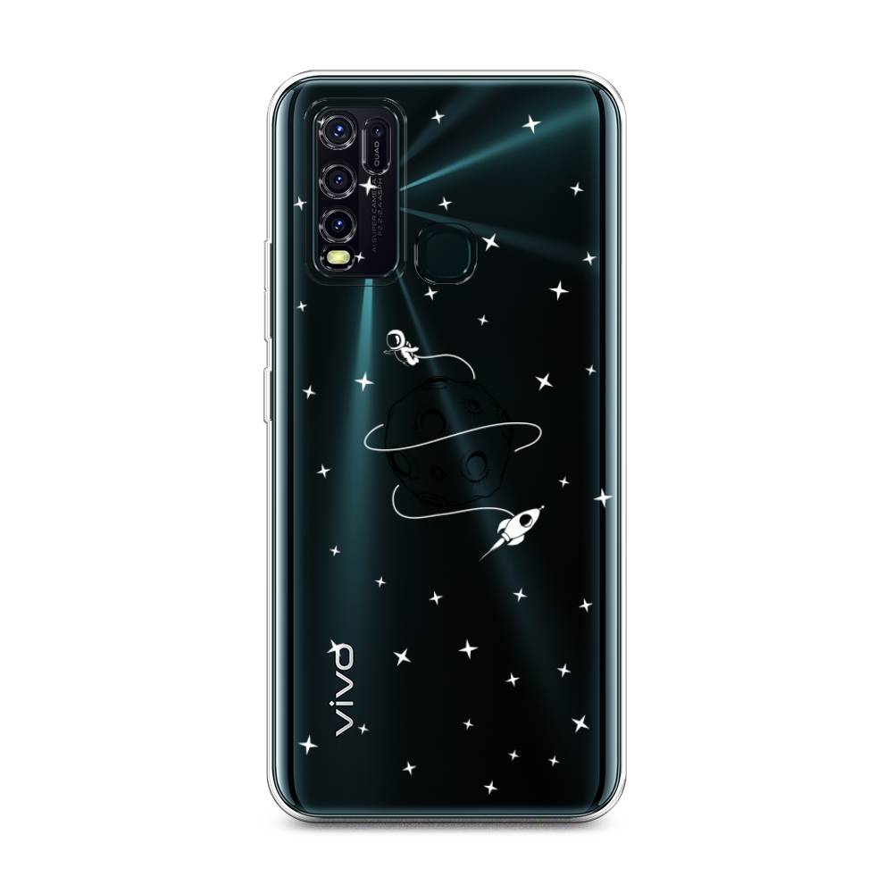 

Чехол для Vivo Y30/Y50 "Полет вокруг луны", Белый;серый;черный, 263150-2