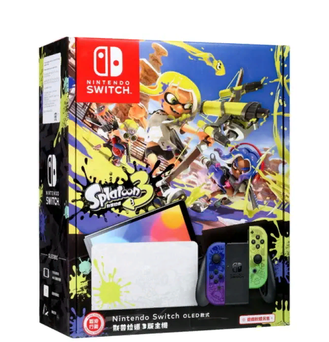 

Игровая приставка Nintendo Switch OLED Splatoon Edition, 64 ГБ, Разноцветный, Switch OLED Splatoon Edition