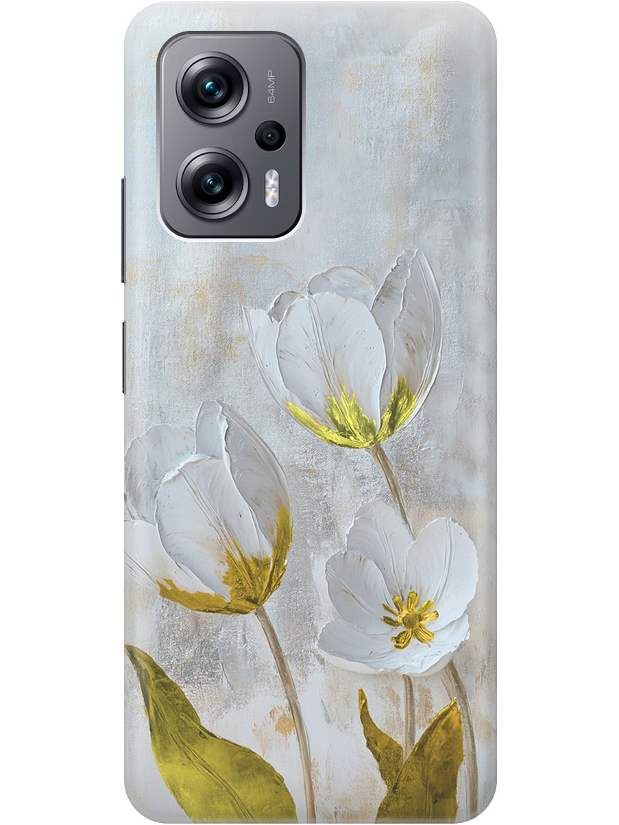 

Силиконовый чехол на Poco X4 GT, Xiaomi Redmi Note 11T Pro/11T Pro+ с принтом 862369, Прозрачный;белый;серый;золотистый, 740187723