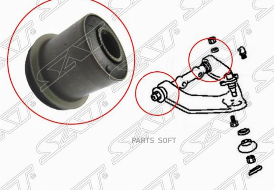 

Сайлентблок Верхнего Переднего Рычага Mmc Pajero V4 92-99 Sat арт. ST-MB633820