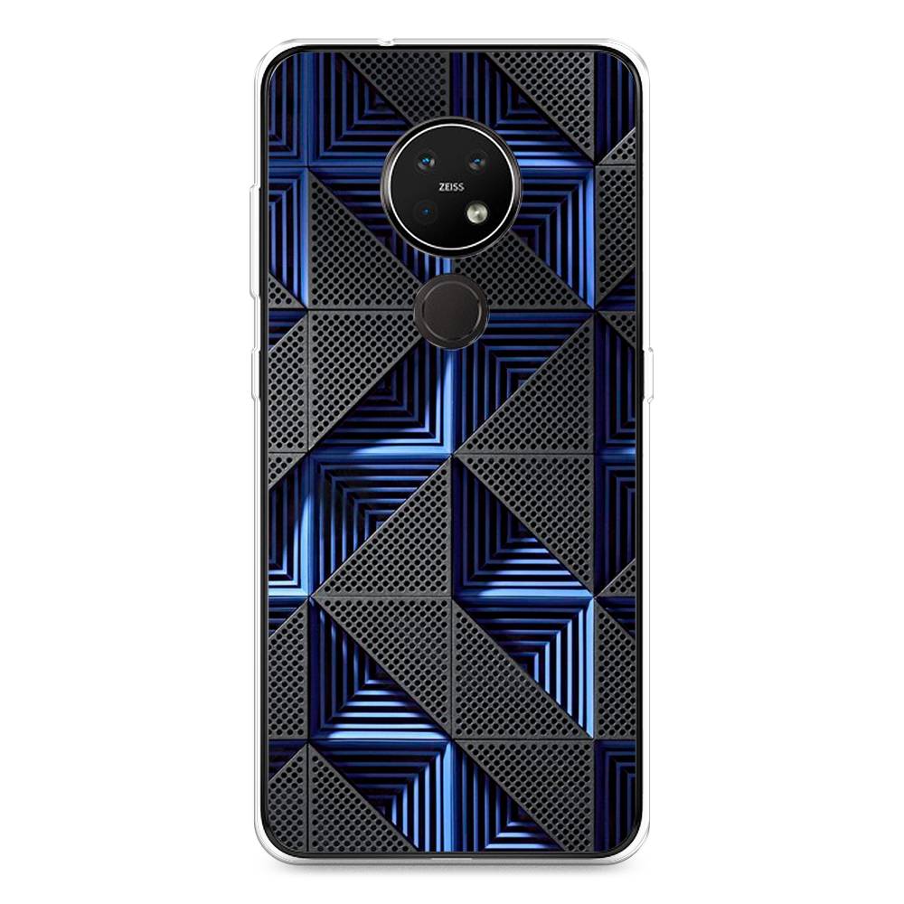 

Чехол на Nokia 7.2 "IBM", Серый;синий, 123150-3