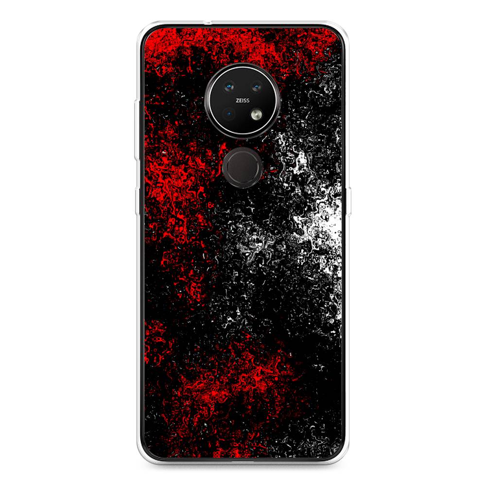 

Чехол на Nokia 7.2 "Монотипия", Красный;черный;белый, 123150-3