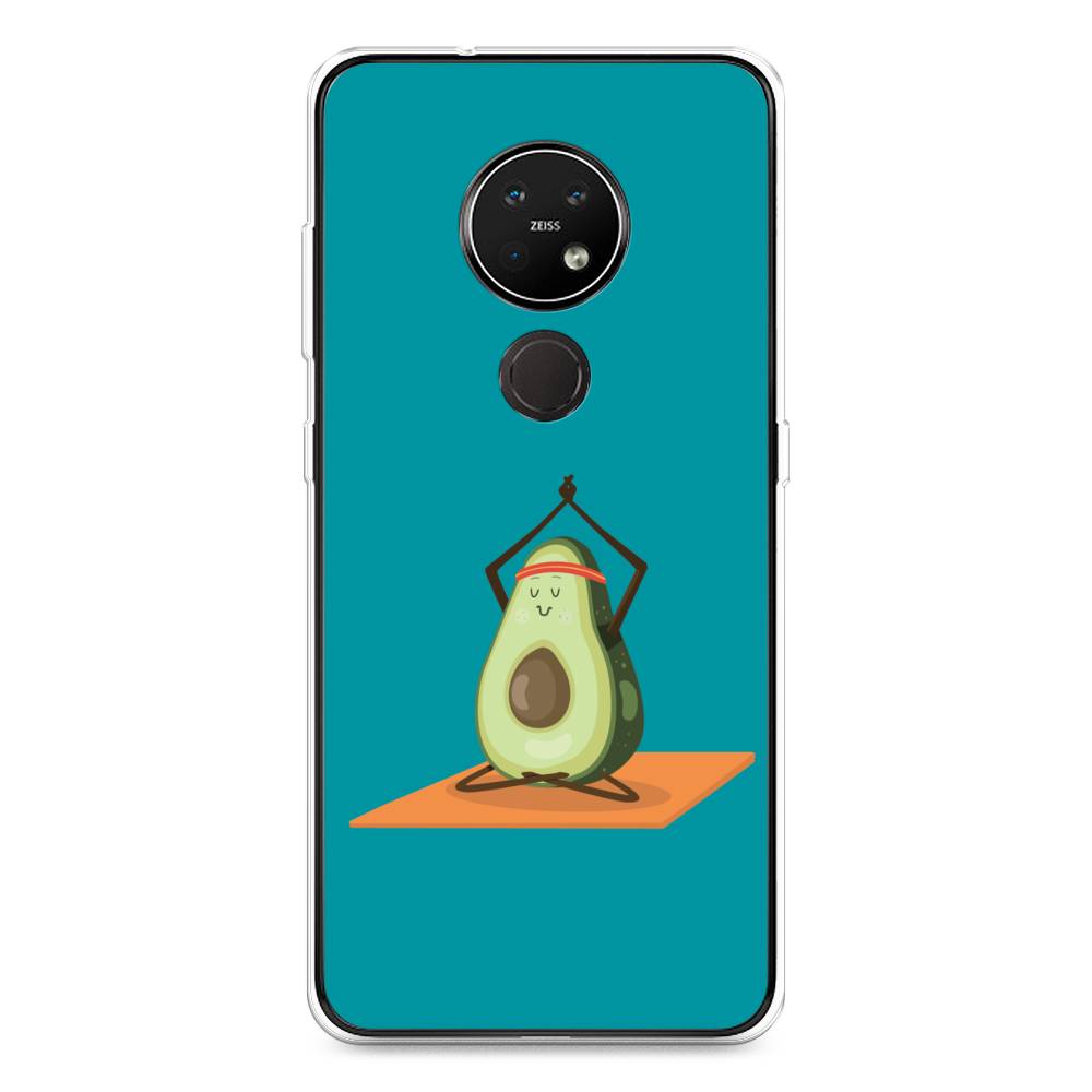 

Чехол на Nokia 7.2 "Расслабься с авокадо", Голубой, 123150-6