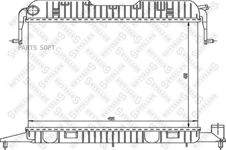 

STELLOX Радиатор охлаждения STELLOX 1026006sx