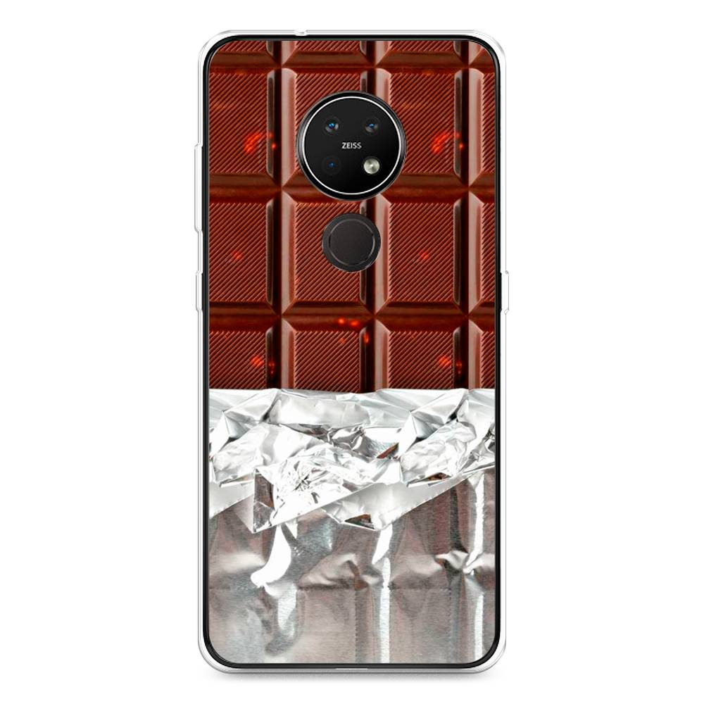 

Чехол на Nokia 7.2 "Шоколад в обертке", Коричневый, 123150-6