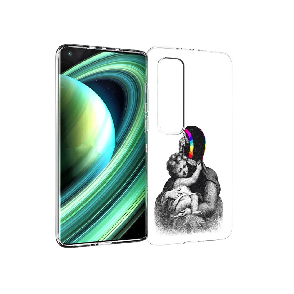 

Чехол MyPads Tocco для Xiaomi Mi 10 Ultra защитник в шлеме (PT156404.264.350), Прозрачный, Tocco