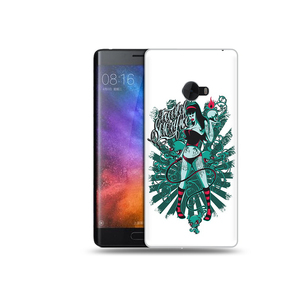 

Чехол MyPads Tocco для Xiaomi Mi Note 2 нарисованная девушка в татуировках, Tocco