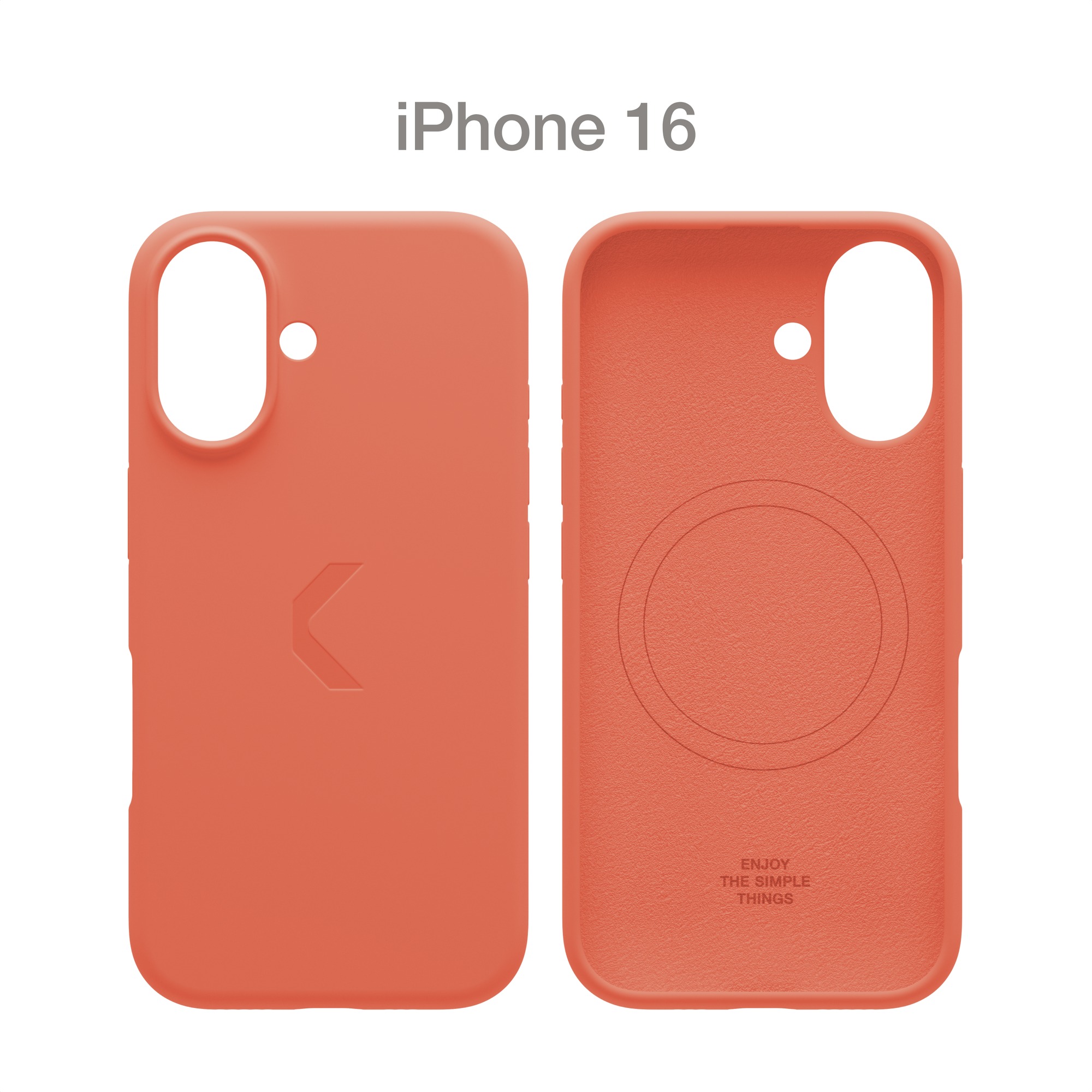 Чехол COMMO Shield Case для Apple iPhone 16 с поддержкой беспроводной зарядки, Terracotta