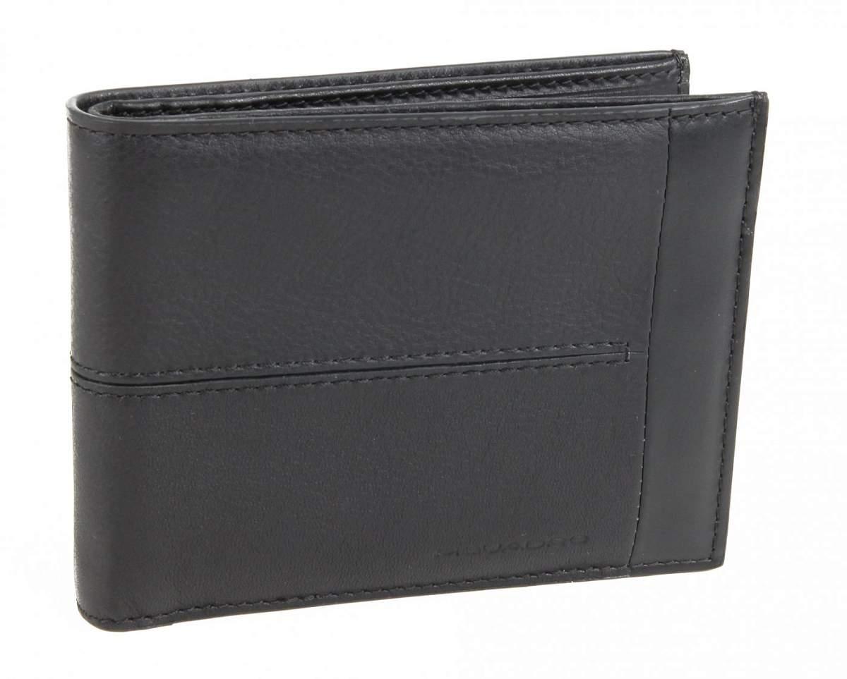 

Портмоне мужское Piquadro PU1241W93R/N черное, Черный, PU1241W93R/N