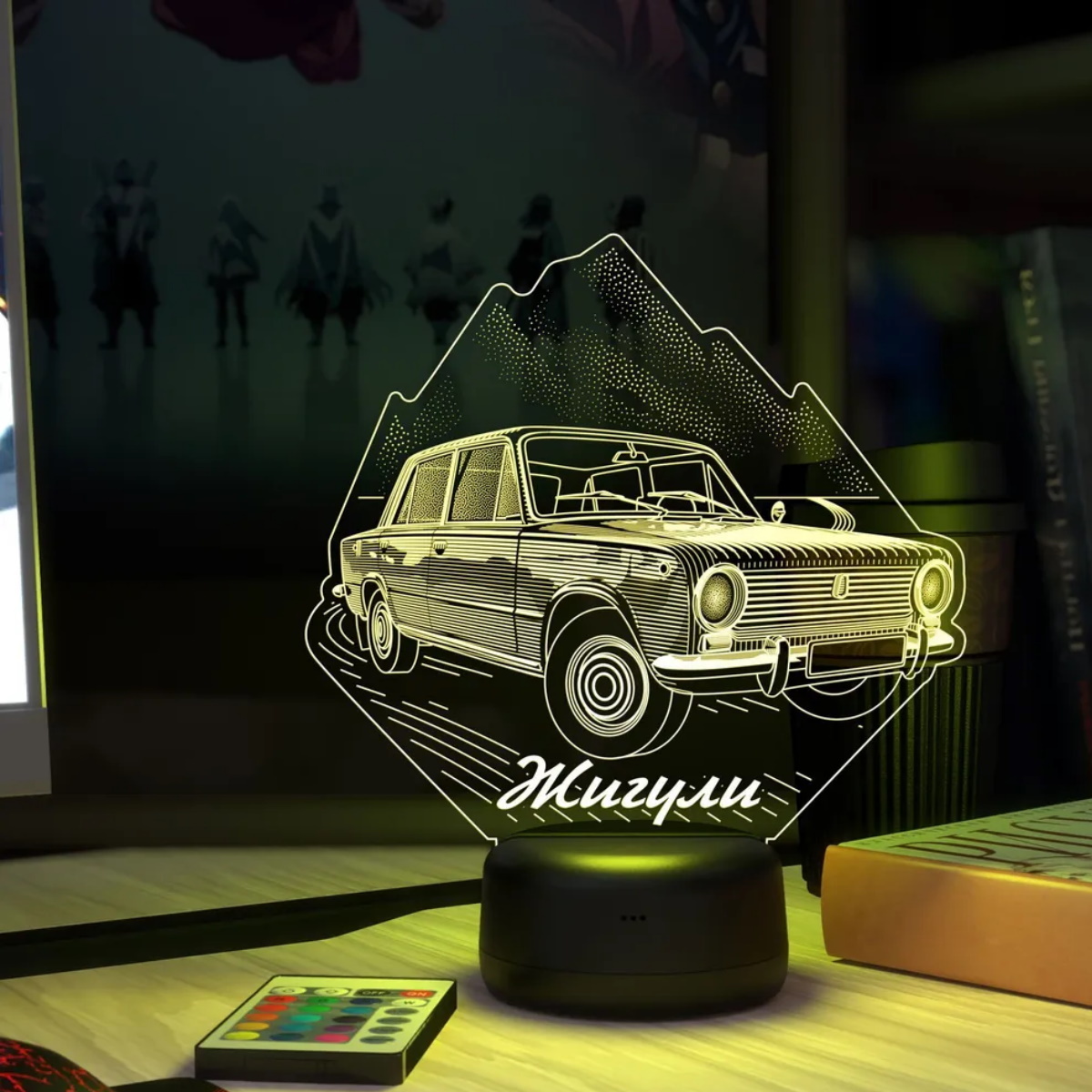 

Лампа 3D Копейка, 25 см, V553