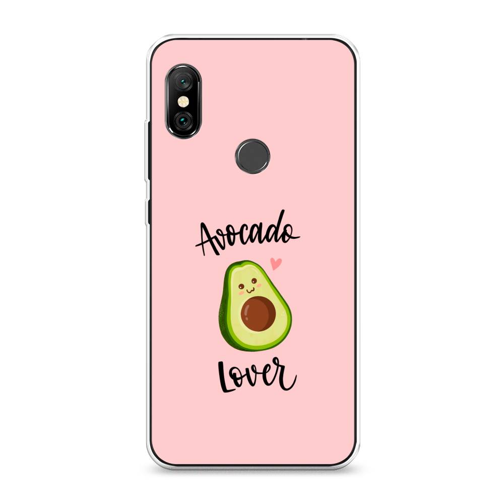 

Чехол на Xiaomi Redmi Note 6 Pro "Avocado lover", Розовый;зеленый, 34650-6