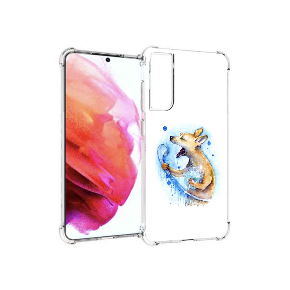 

Чехол MyPads Tocco для Samsung Galaxy S21 FE пение в душе, Прозрачный, Tocco