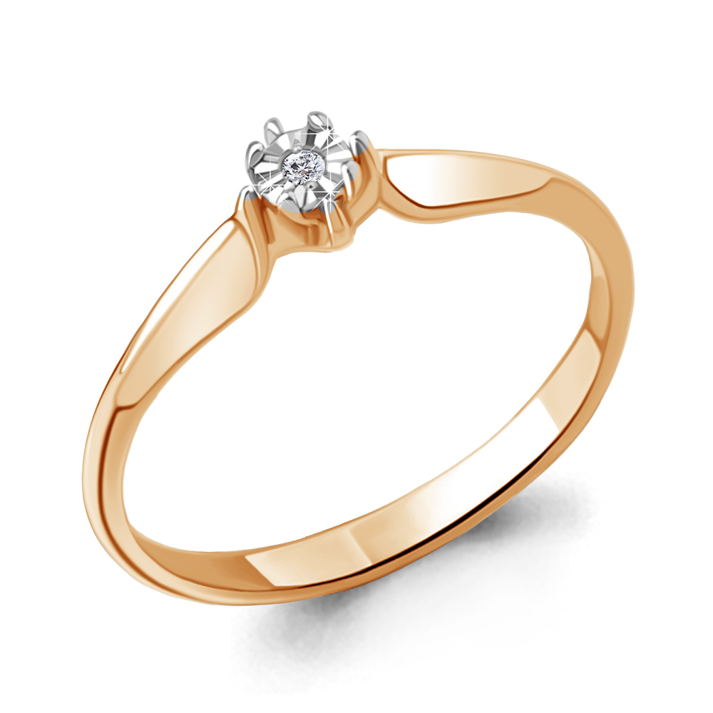 

Кольцо из золота р.  AQUAMARINE 964131к_585_кз, 964131к_585_кз