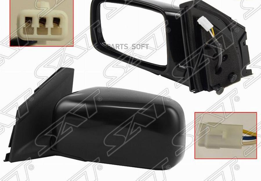 

Зеркало Mitsubishi Lancer 03-10 Lh 3 Контакта 1Шт