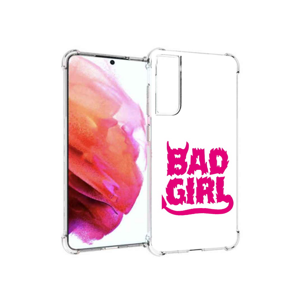 

Чехол MyPads Tocco для Samsung Galaxy S21 FE плохая девочка, Прозрачный, Tocco